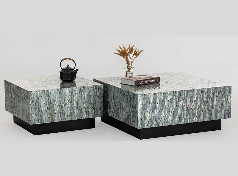 bàn sofa khảm trai