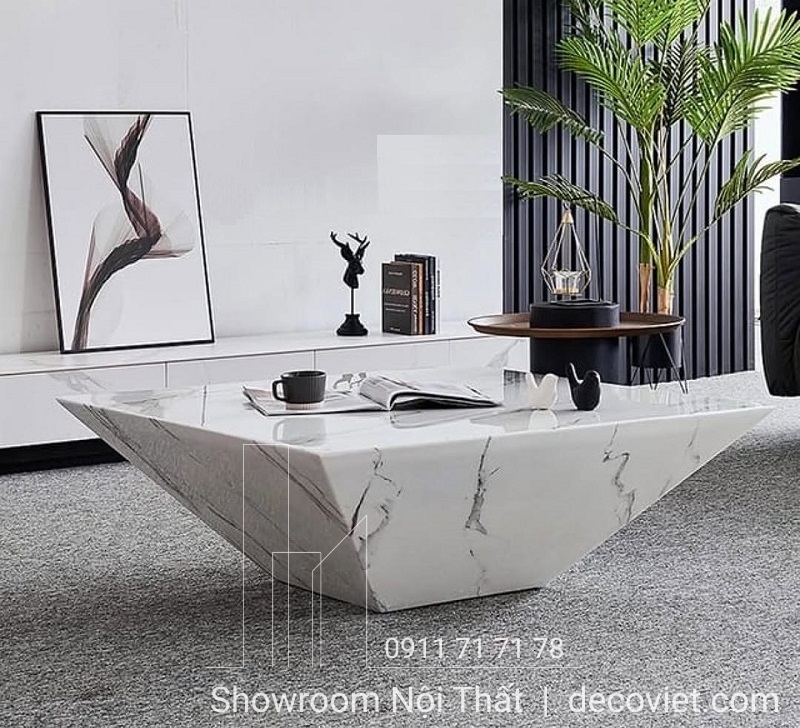 bàn trà mặt đá kiểu ý