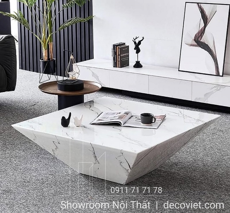 bàn trà mặt đá hiện đại