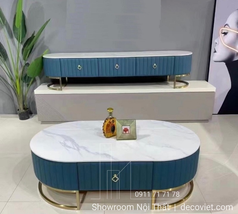 combo kệ tivi - bàn trà hiện đại nhập khẩu
