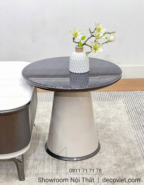 Combo bàn trà mặt đá đẹp 430S gồm bàn lớn và bàn tab phụ