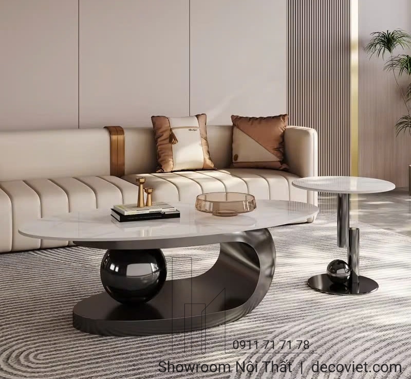 bàn trà mặt đá nhập khẩu