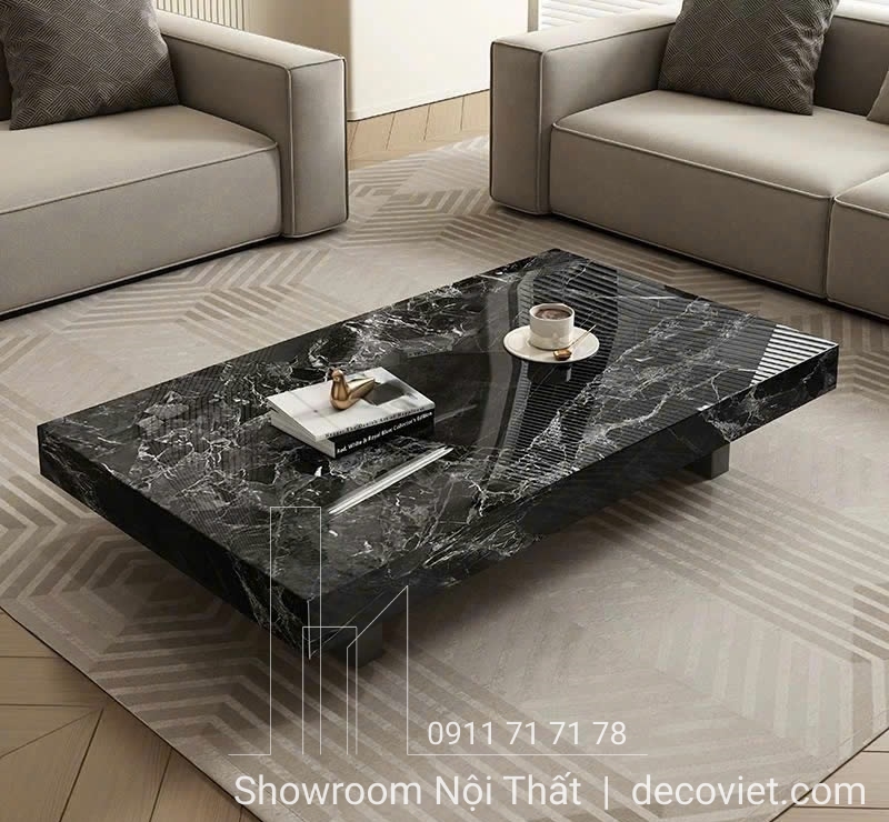 bàn trà mặt đá hiện đại