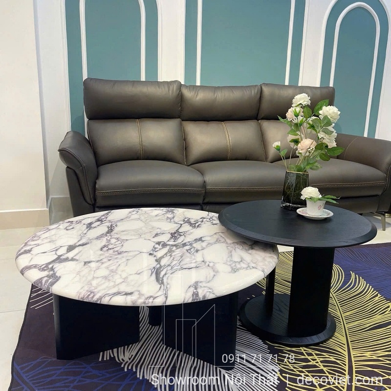 set bàn trà mặt đá hiện đại