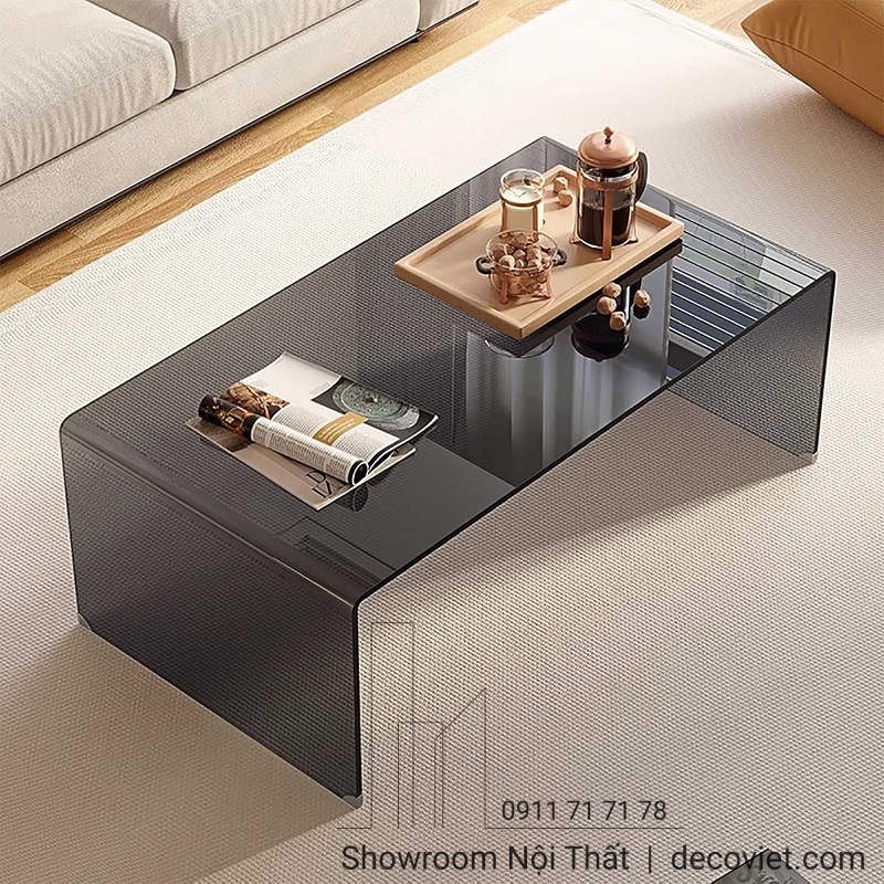 bàn sofa mặt kính