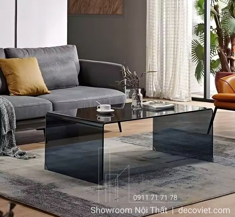 bàn trà mặt kính cao cấp