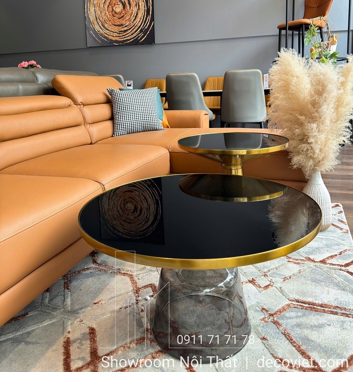 bàn trà thủy tinh mặt kính