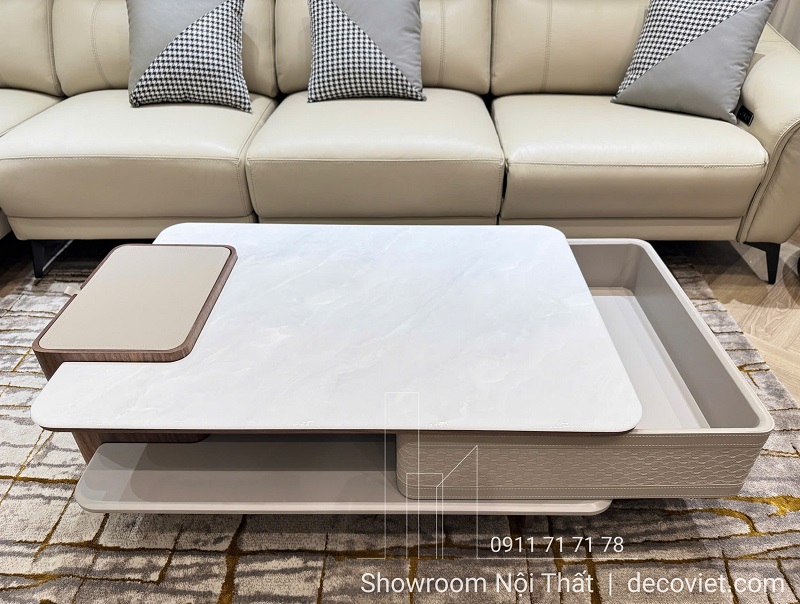 bàn trà sofa mặt đá