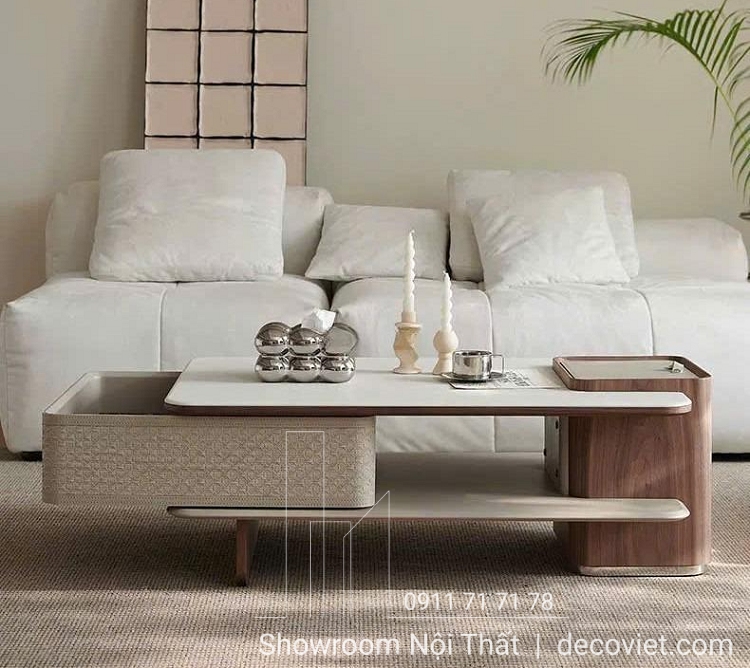 bàn trà phòng khách hiện đại