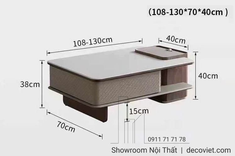 kích thước bàn trà