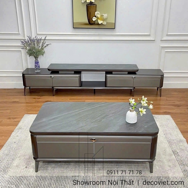 bàn trà mặt đá cao cấp