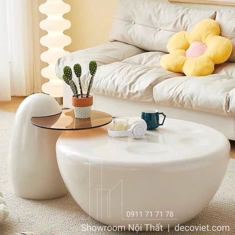 bàn trà tròn nhập khẩu