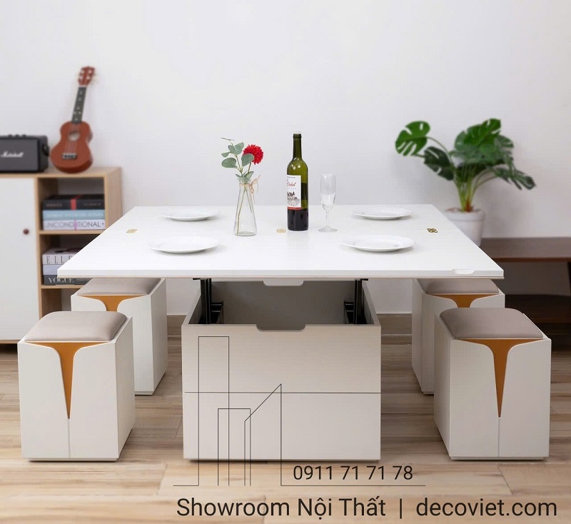 bàn trà kết hợp bàn ăn