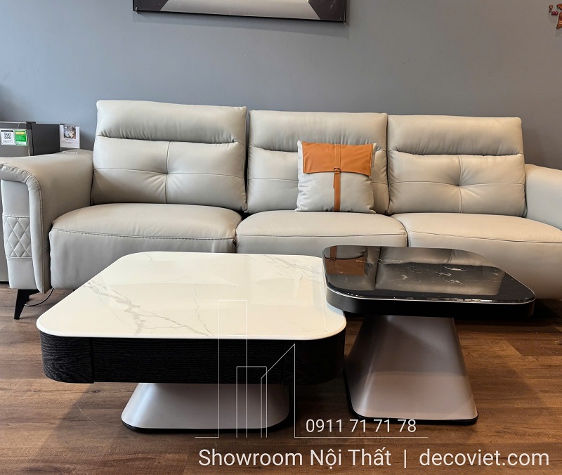 bàn trà phòng khách mặt đá nhập khẩu cao cấp