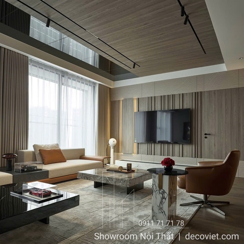 bàn trà mặt đá hiện đại