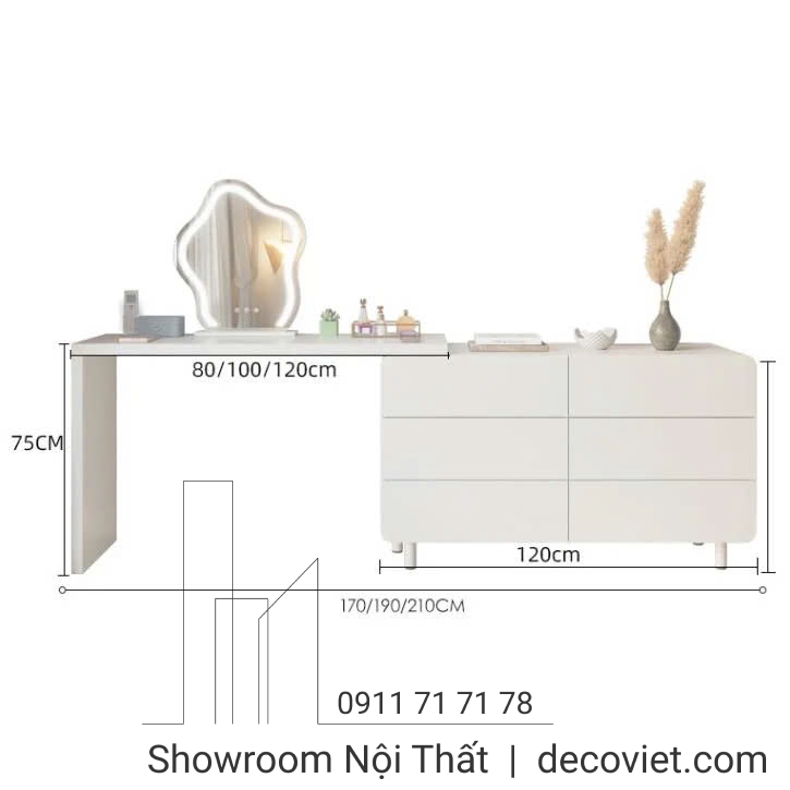 bàn trang điểm đẹp