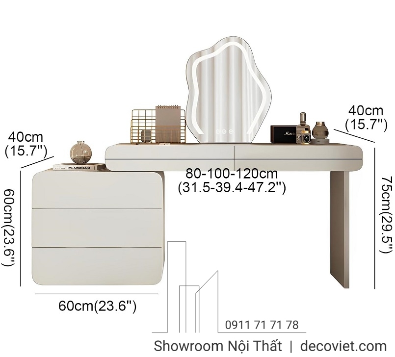 bàn trang điểm đẹp