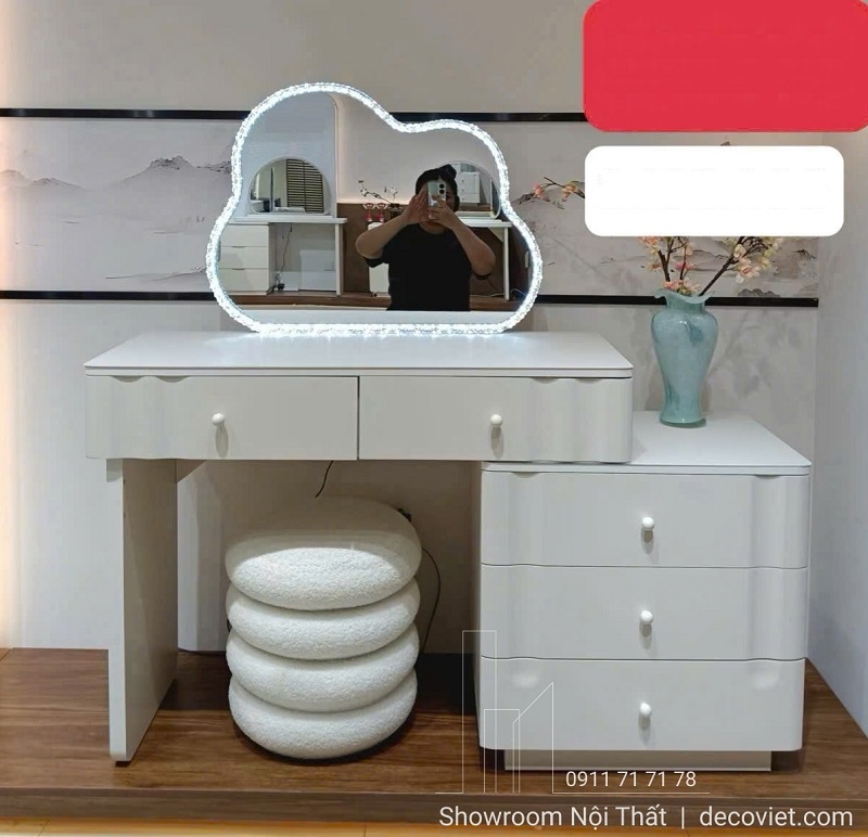Bàn trang điểm đẹp sang trọng, nữ tính, dành riêng cho cô nàng hiện đại!