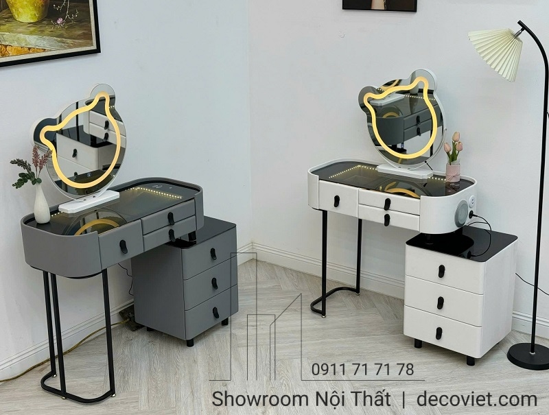 bàn trang điểm nhỏ gọn, tiết kiệm diện tích