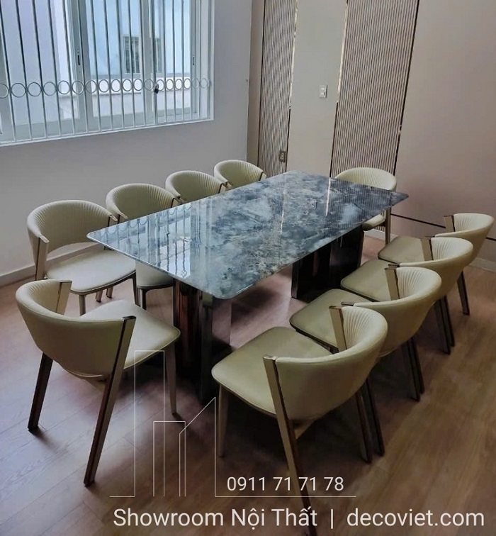 bàn ăn 10 ghế nhập khẩu