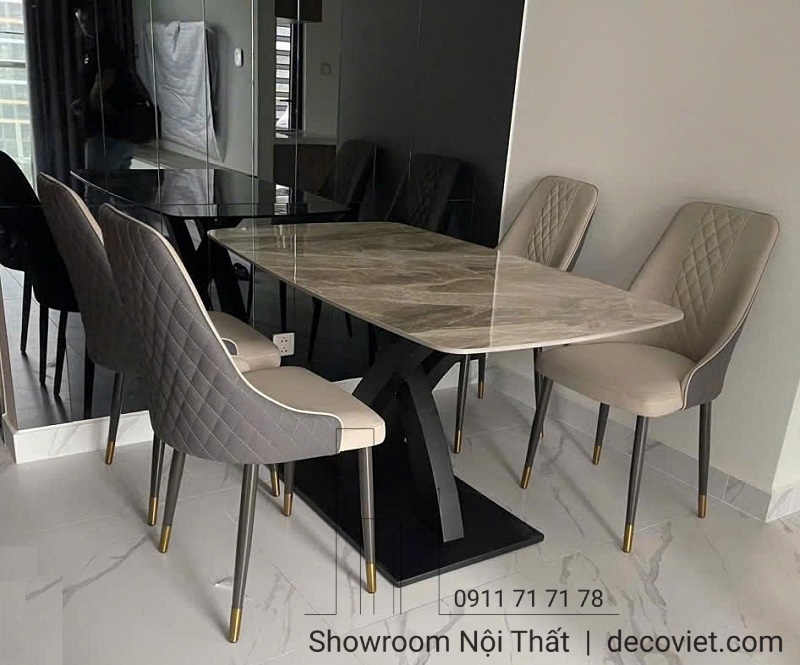 Thiết kế bàn ăn 4 ghế nhỏ gọn, đẹp sang trọng và tiện nghi