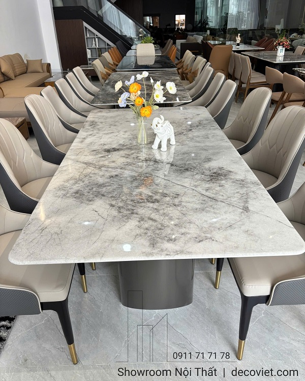 Bàn ăn mặt đá 2809S thiết kế hiện đại – sản phẩm bán chạy tại DecoViet