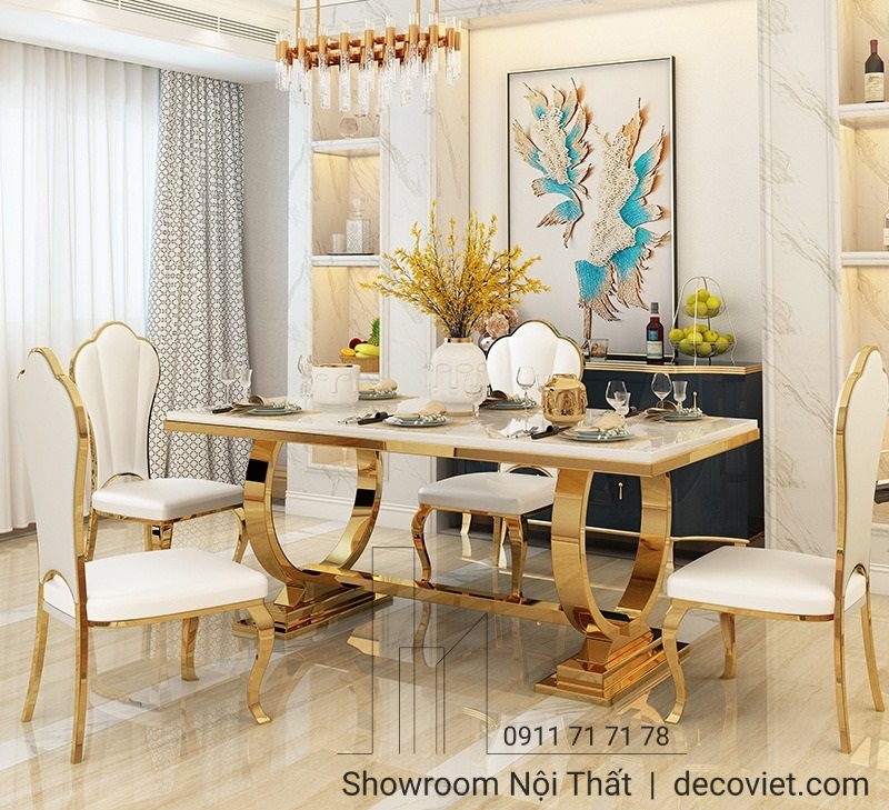 bàn ghế ăn tân cổ điển