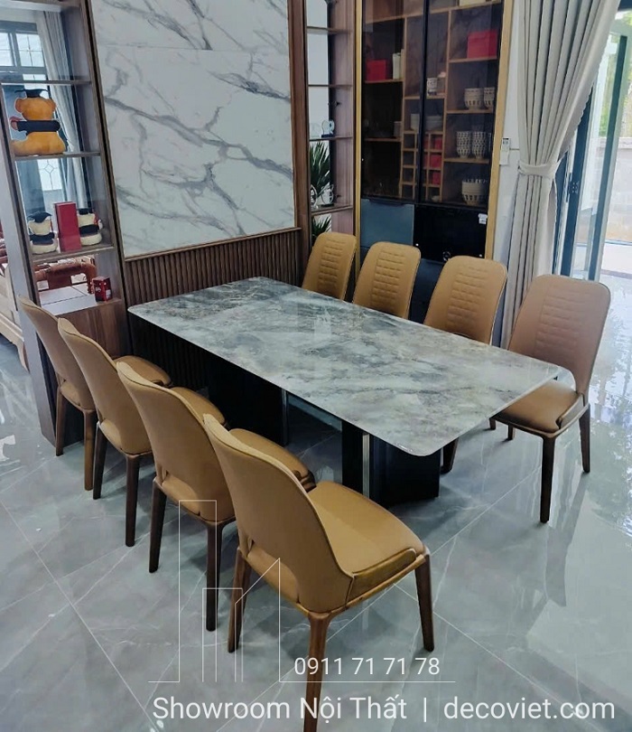 bàn ăn 8 ghế nhập khẩu