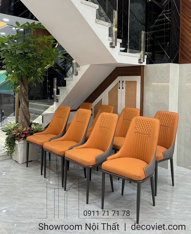 ghế ăn bọc da hiện đại