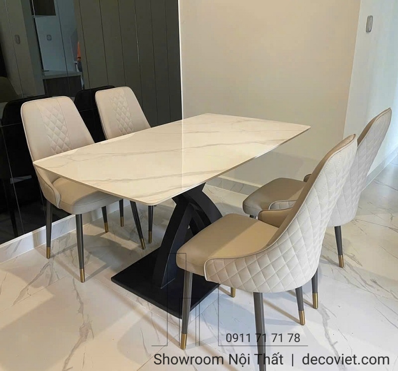 Thiết kế bàn ăn 4 ghế nhỏ gọn, giá rẻ, bền đẹp lâu dài