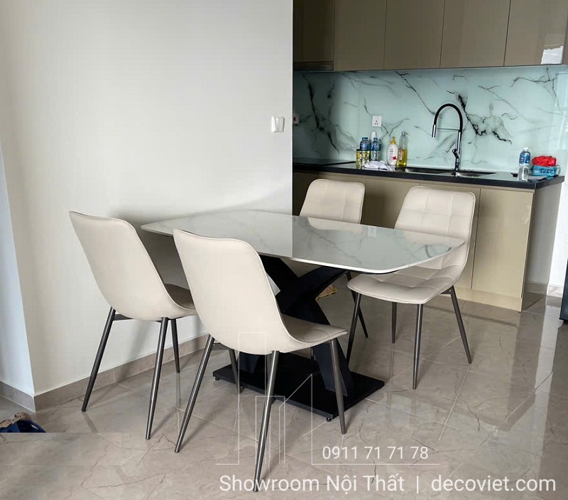 bộ bàn ăn 4 ghế giá rẻ