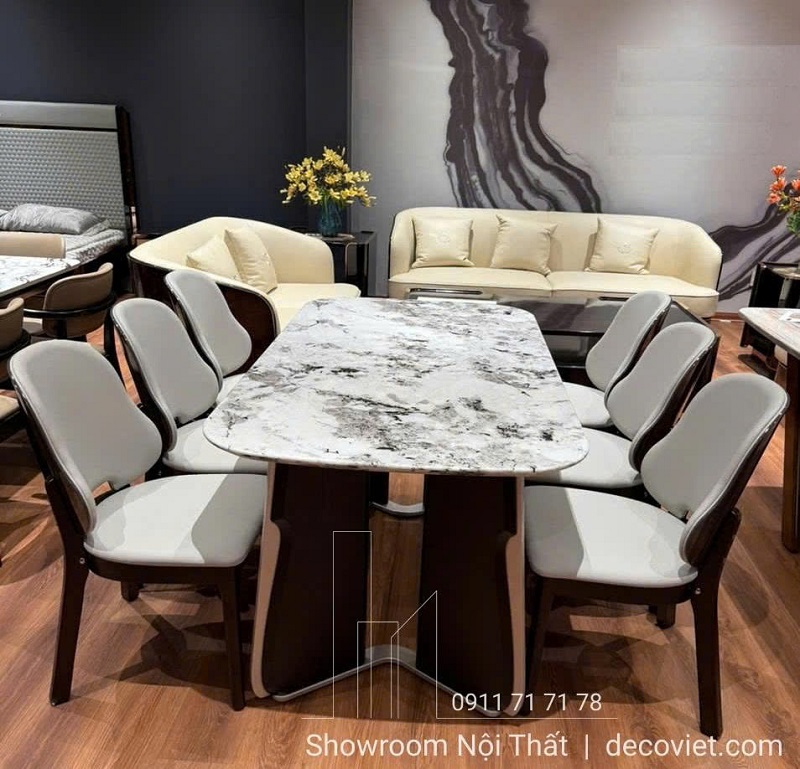 bộ bàn ăn 6 người đẹp