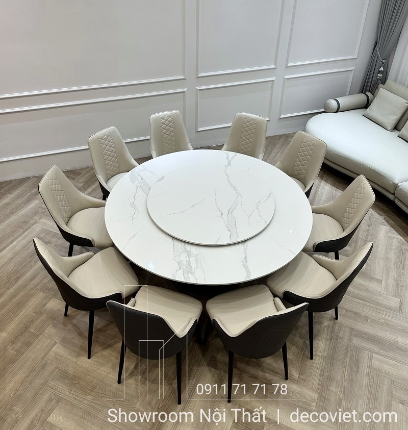 bàn ăn tròn 10 ghế