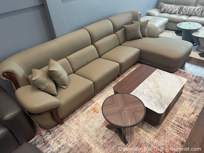 Ghế sofa gỗ phòng khách cao cấp 1145T bền đẹp hiện đại