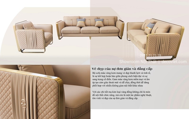 bộ ghế sofa da cao cấp