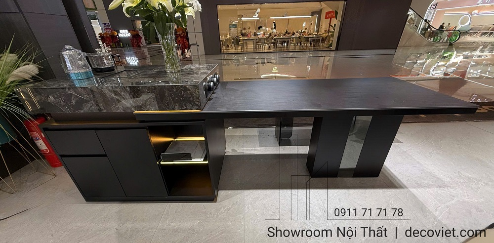 Đảo Bếp Kết Hợp Bàn Ăn Cao Cấp 2662S 2 trong 1 này đang là xu hướng dẫn đầu cho căn hộ hiện đại.