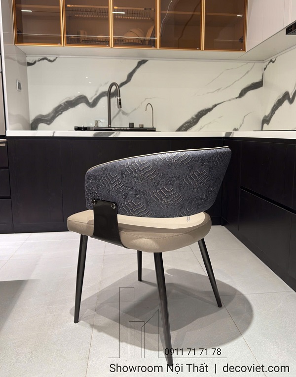 ghế ăn bọc da cao cấp 572s khung kim loại chắc chắn bền đẹp