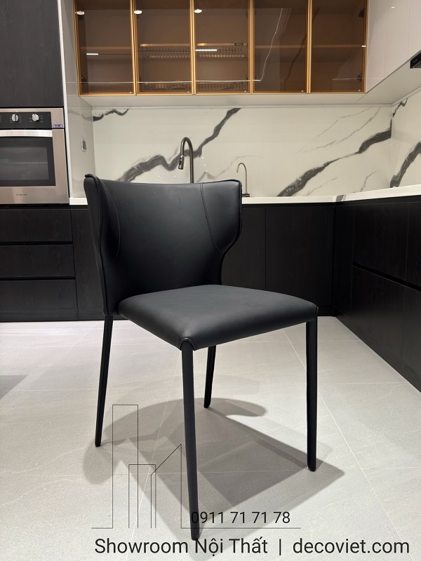 ghế ăn bọc da chân sắt