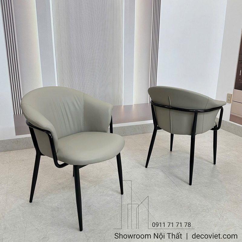 ghế ăn 591s nhập khẩu cao cấp mặt ngồi êm ái lưng tựa bo cong