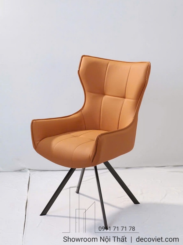ghế ăn bọc da êm ái, xoay linh hoạt cho mọi không gian