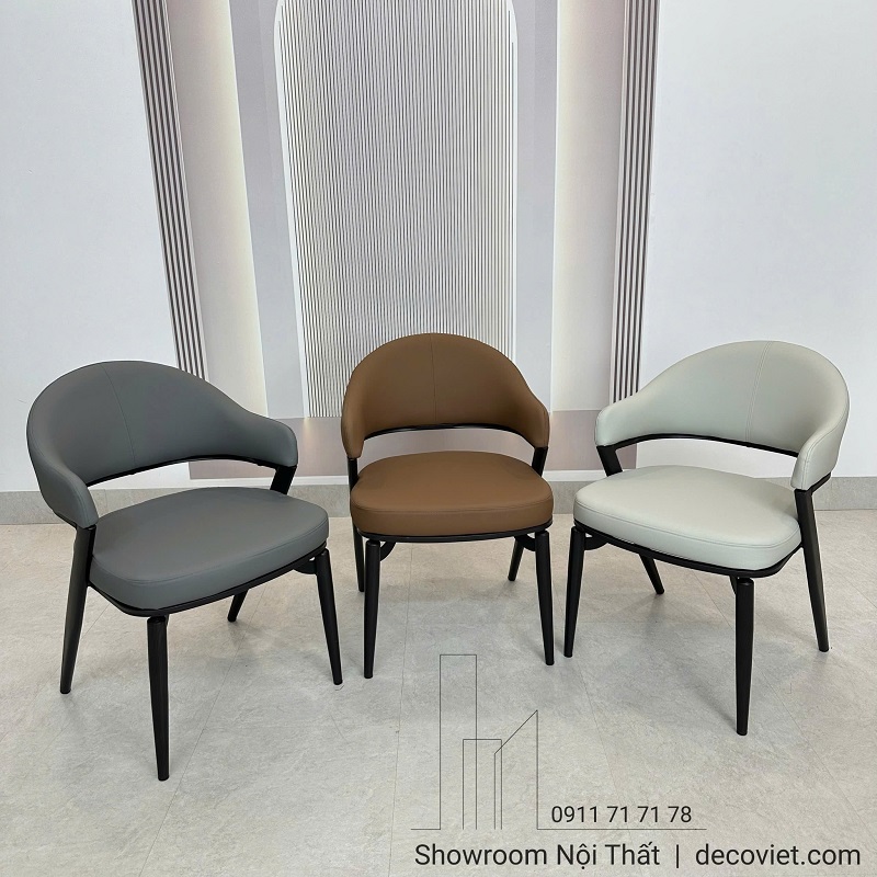 ghế ăn bọc da đẹp 593s thiết kế hiện đại cho phòng ăn