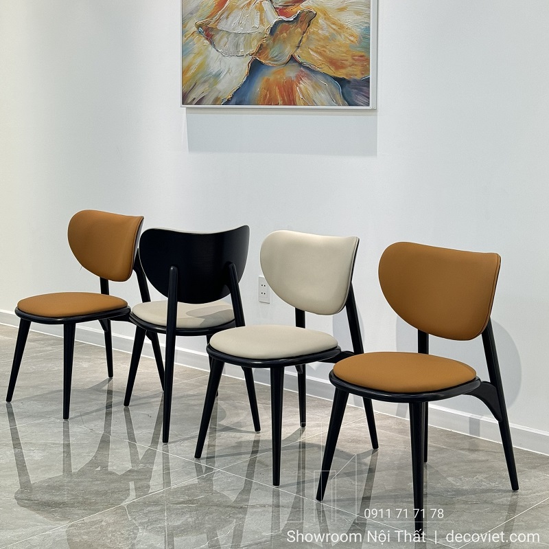 ghế ăn hiện đại bọc da cao cấp cho bàn ăn
