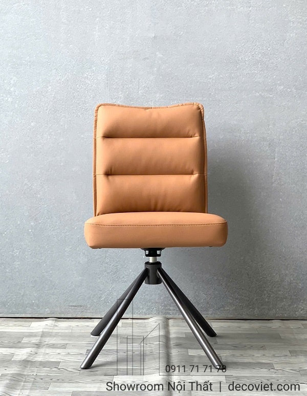 Ghế ngồi bọc da xoay tròn 360 độ phù hợp căn hộ, nhà phố, quán cafe
