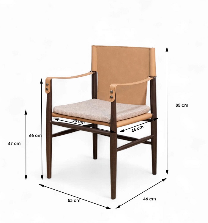 kích thước ghế ăn bọc da