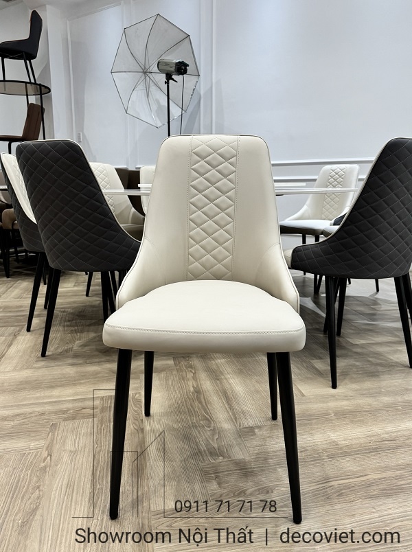 ghế ăn bọc da