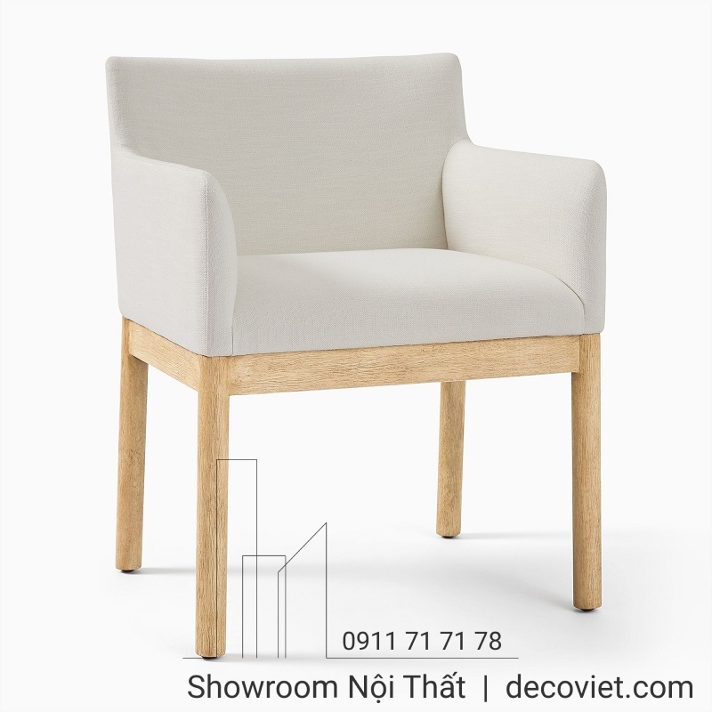 ghế ăn gỗ bọc vải cao cấp