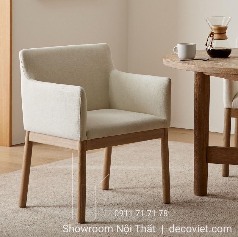 ghế ăn gỗ bọc vải