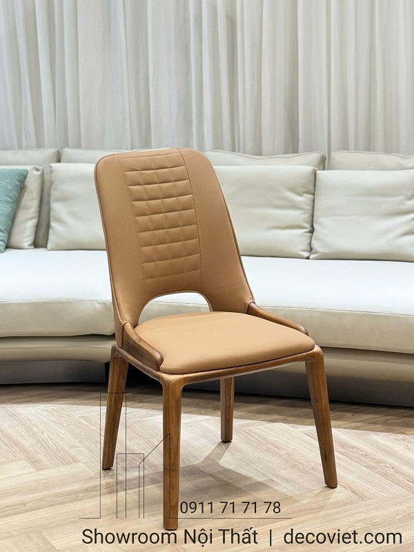 mẫu ghế ăn gỗ đẹp sang trọng, êm ái