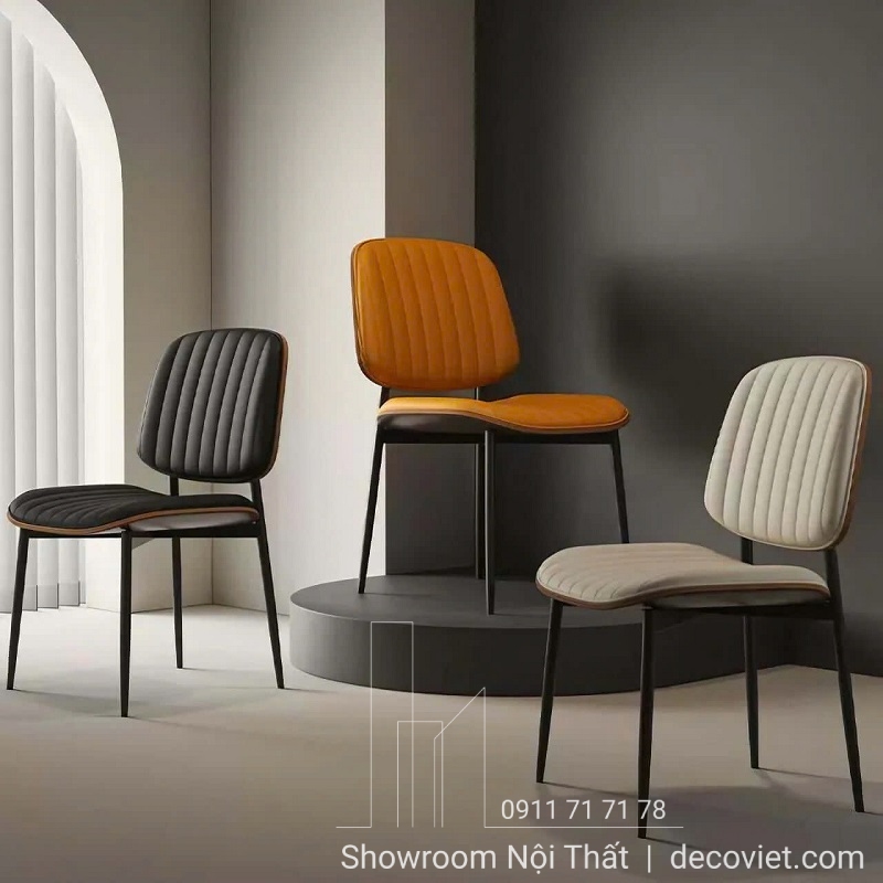 ghế ăn bọc da hiện đại