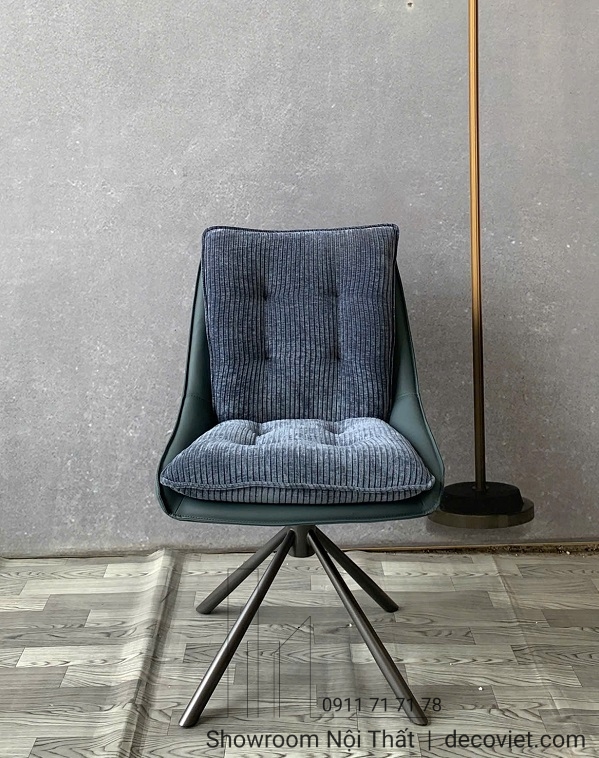 Mẫu ghế ăn chân xoay 360 độ tiện dụng cho bàn ăn